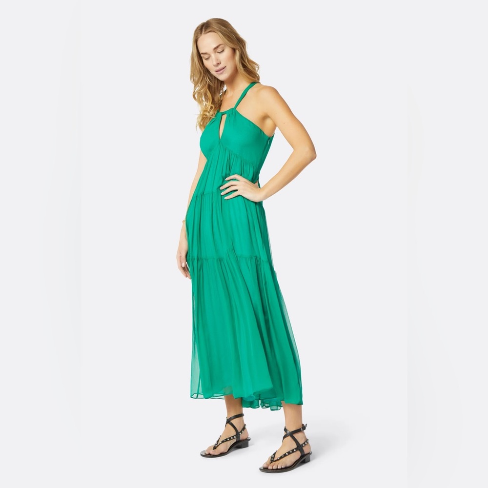 JOIE MARCY GREEN MAXI DRESS SIZE LARGE NWT